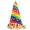 Costway 7ft. Unlit Rainbow Full Fir Artificial Christmas Tree